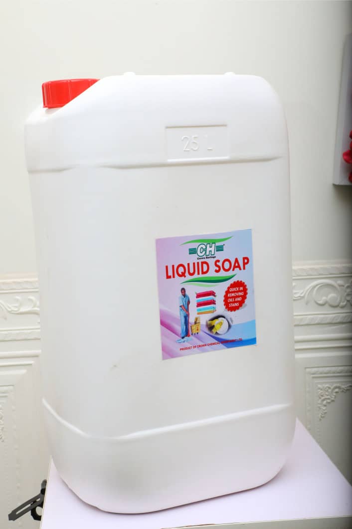 this is an image of liquid detergent- 25L